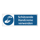Schützende Handcreme verwenden