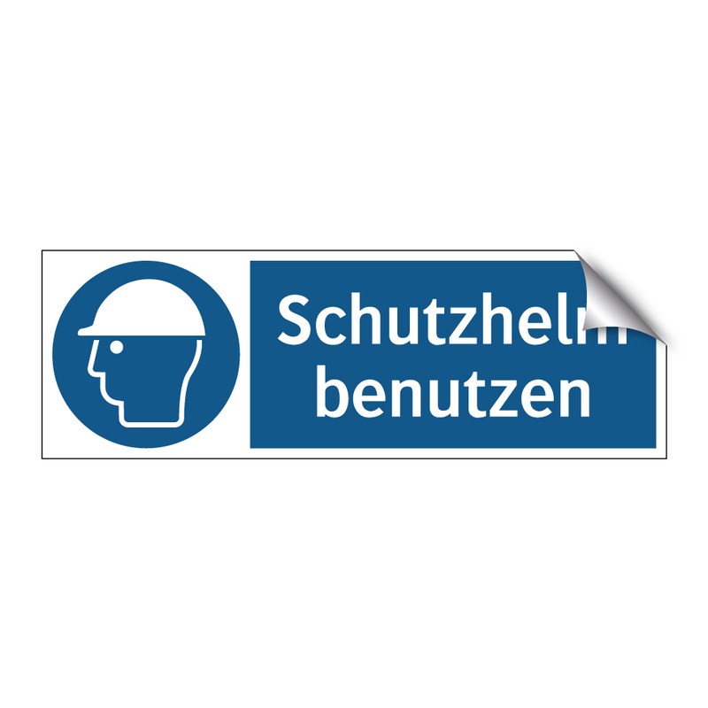 Schutzhelm benutzen