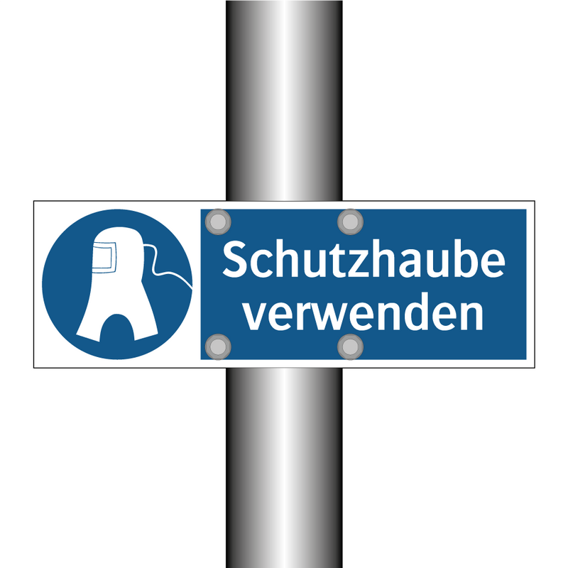 Schutzhaube verwenden