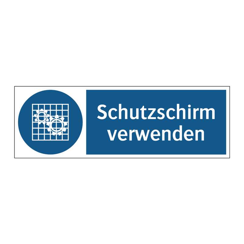 Schutzschirm verwenden