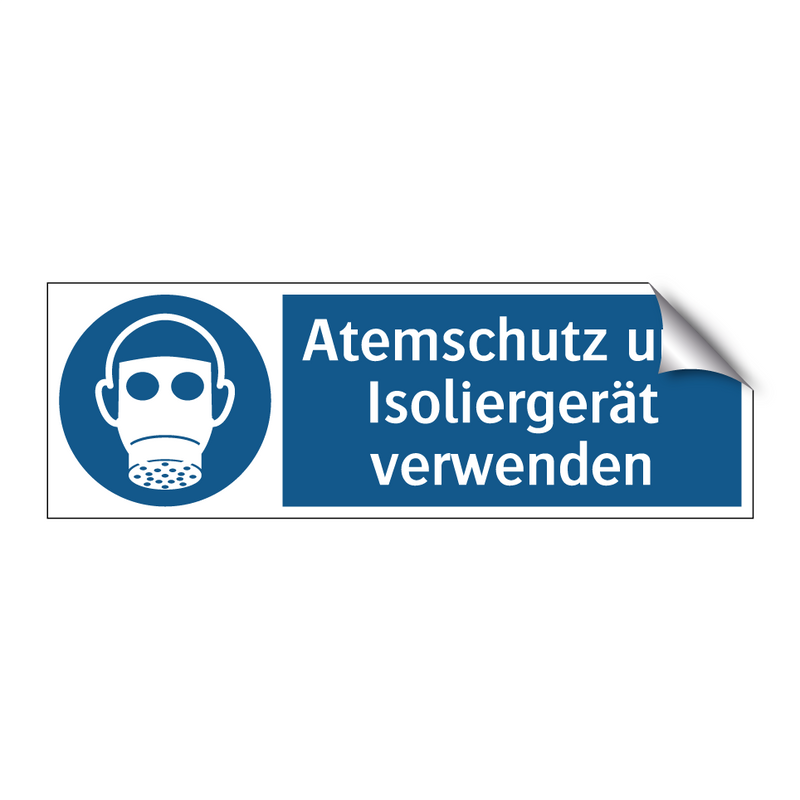Atemschutz und Isoliergerät verwenden