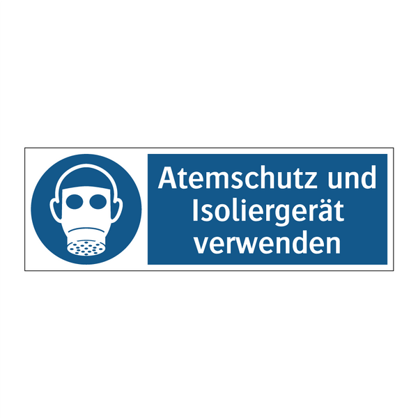 Atemschutz und Isoliergerät verwenden