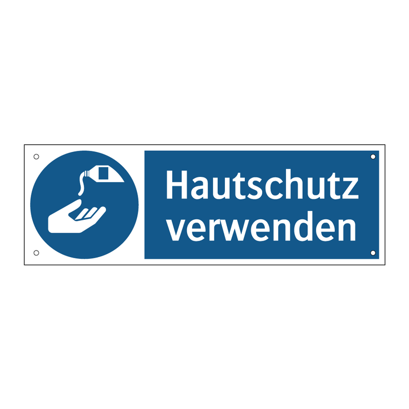 Hautschutz verwenden