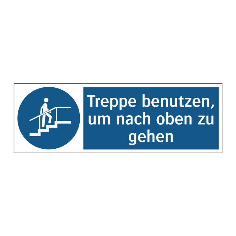 Treppe benutzen, um nach oben zu gehen