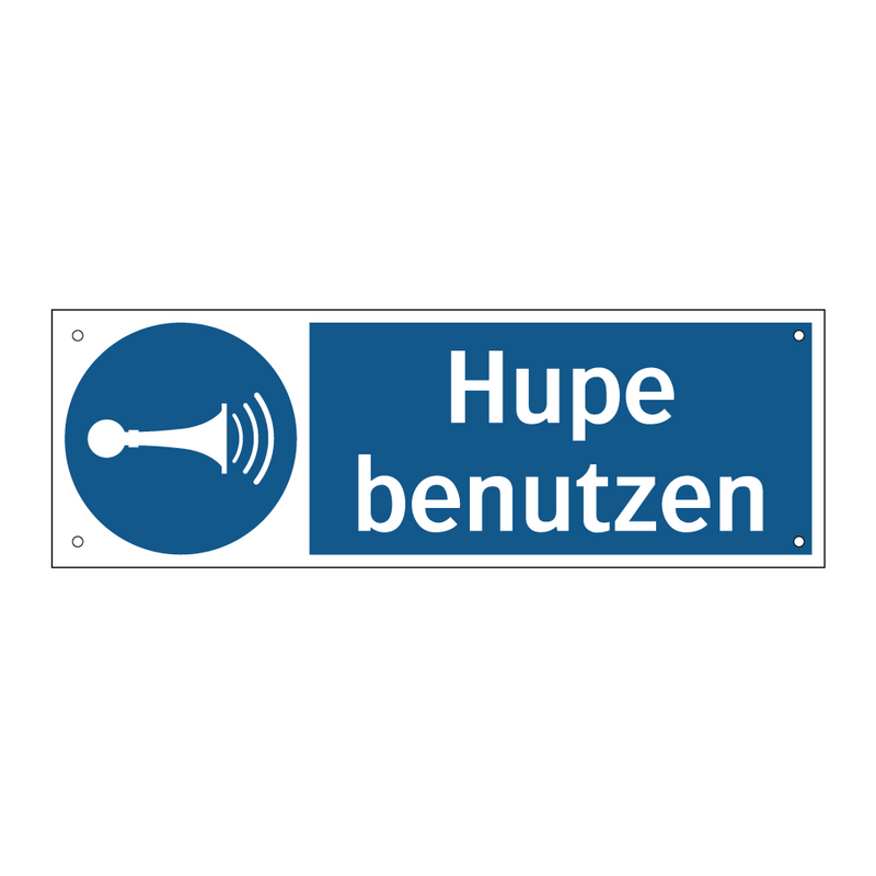 Hupe benutzen