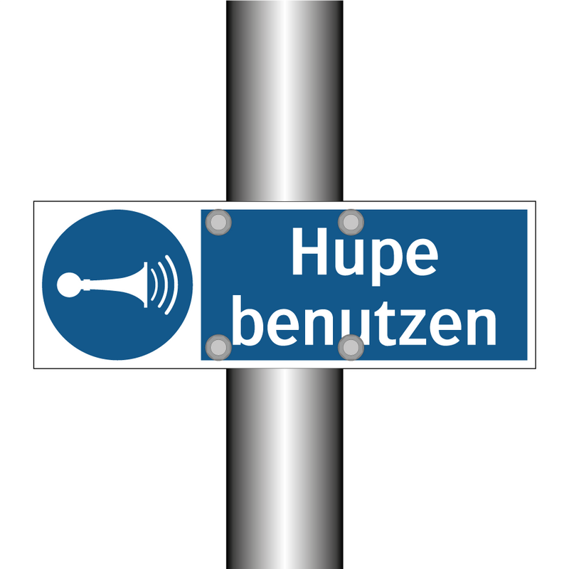 Hupe benutzen