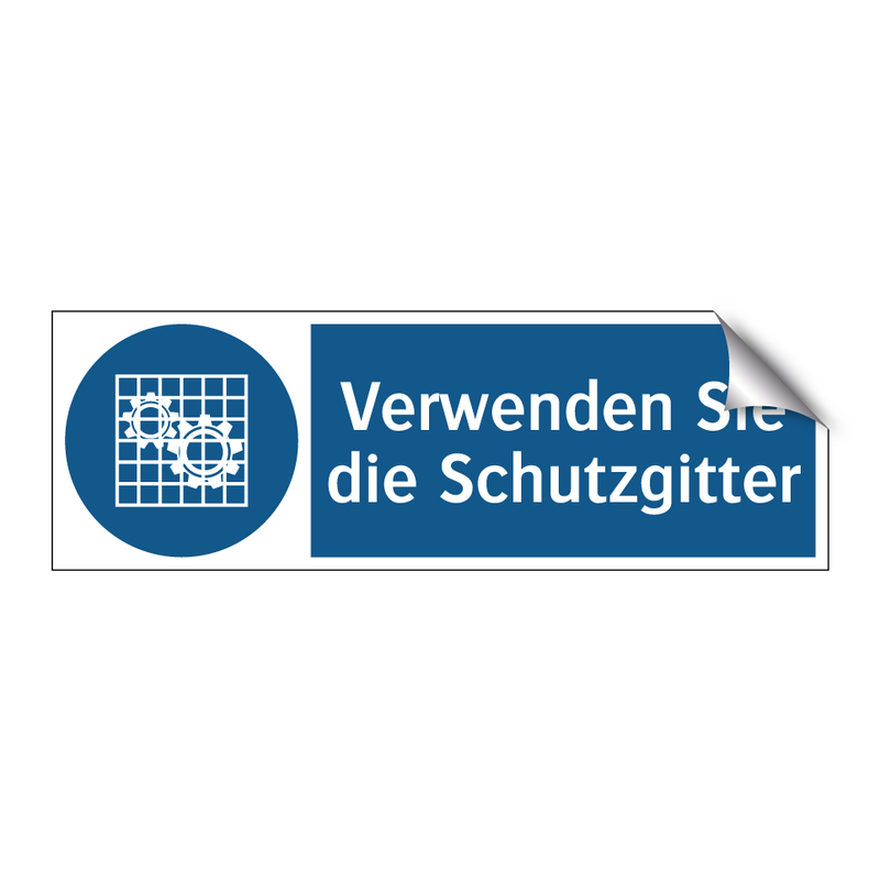 Verwenden Sie die Schutzgitter
