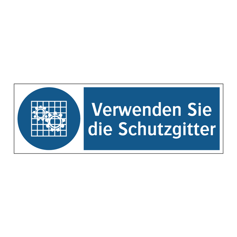 Verwenden Sie die Schutzgitter