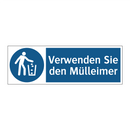 Verwenden Sie den Mülleimer