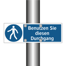 Benutzen Sie diesen Durchgang