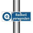Radkeil verwenden