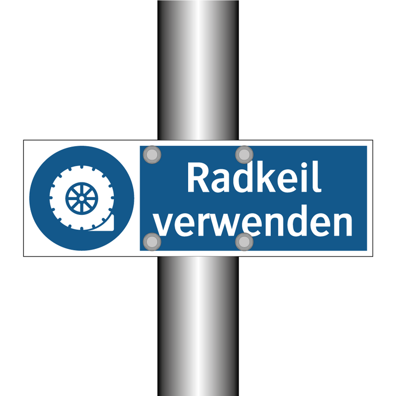 Radkeil verwenden