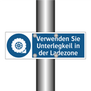 Verwenden Sie Unterlegkeil in der Ladezone