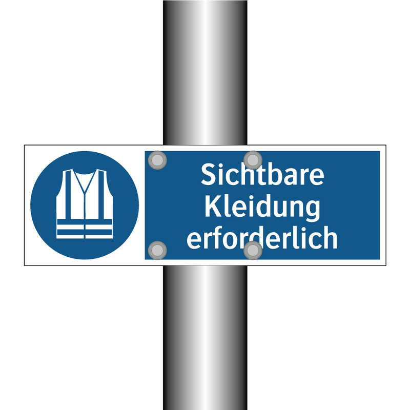 Sichtbare Kleidung erforderlich