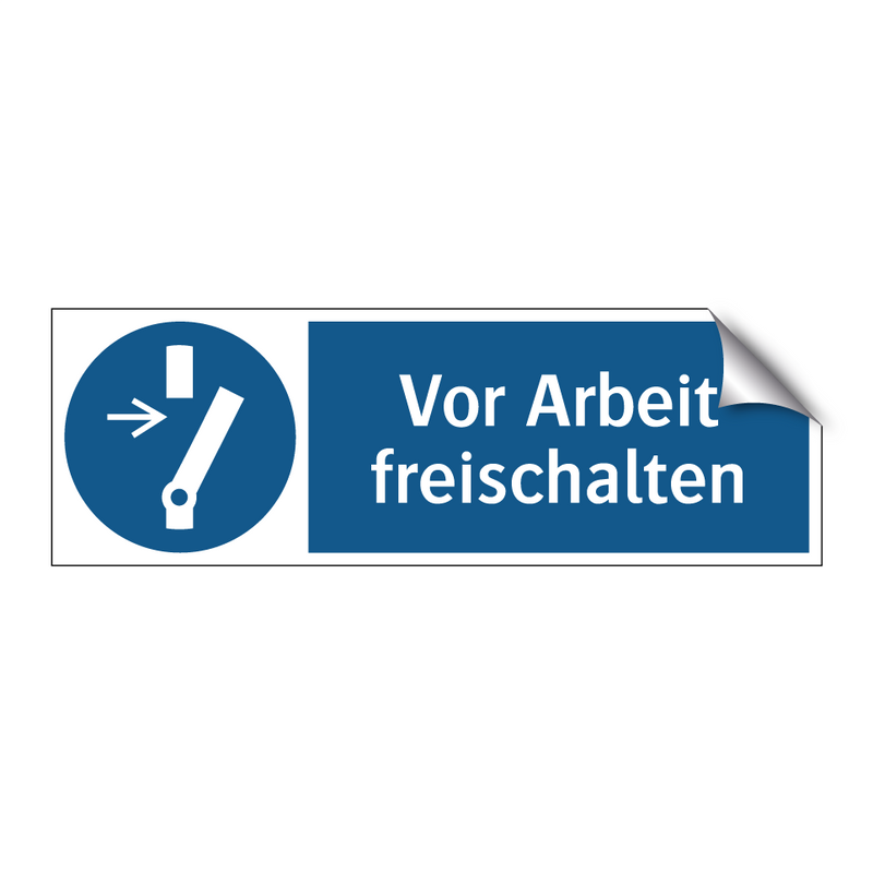 Vor Arbeit freischalten