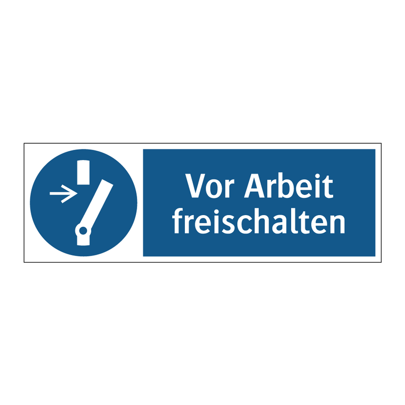 Vor Arbeit freischalten