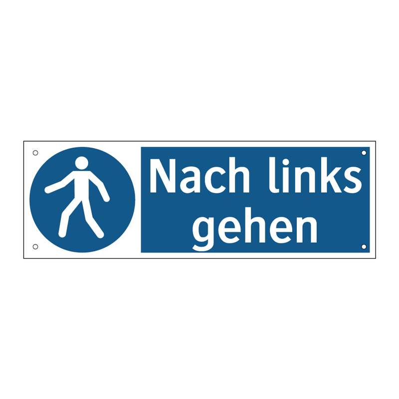 Nach links gehen