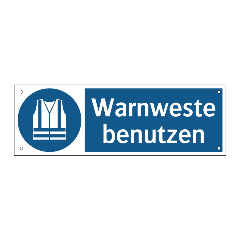 Warnweste benutzen