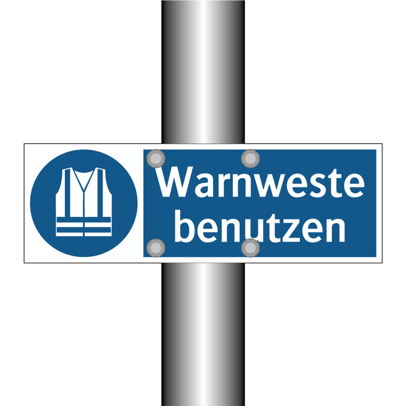 Warnweste benutzen