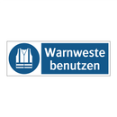 Warnweste benutzen