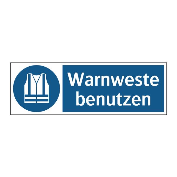 Warnweste benutzen