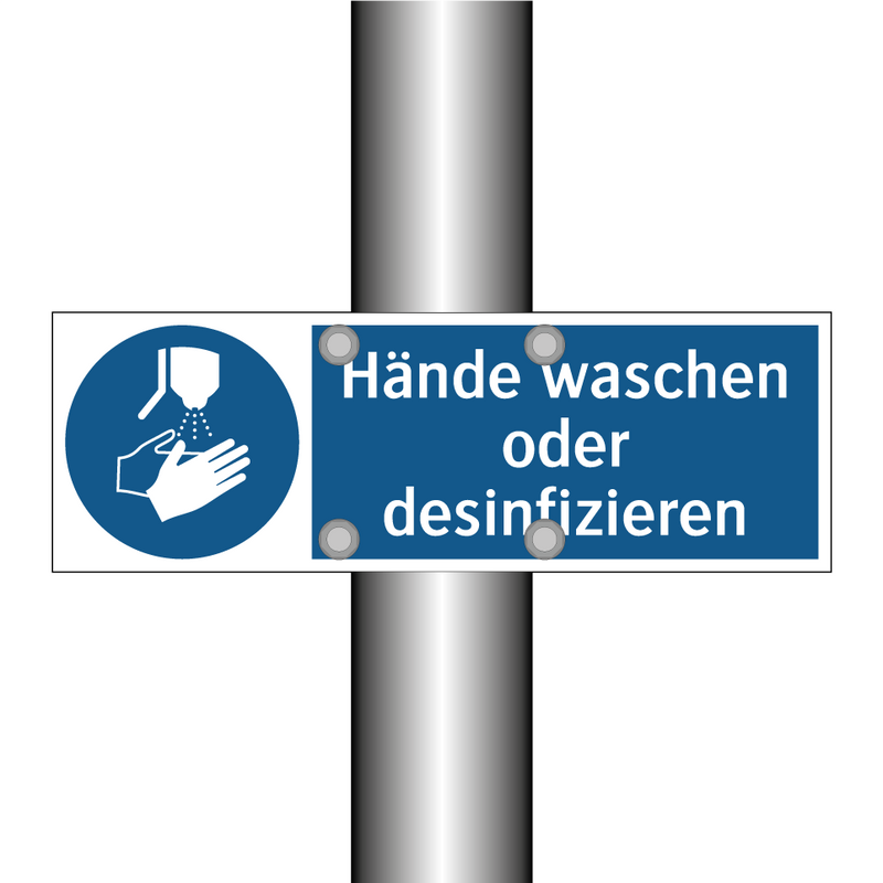Hände waschen oder desinfizieren