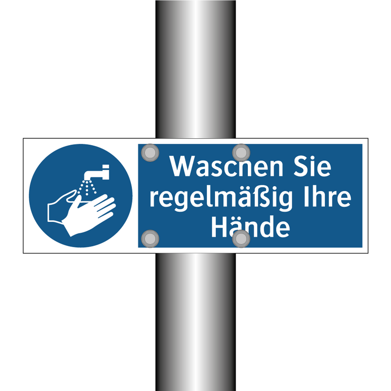 Waschen Sie regelmäßig Ihre Hände