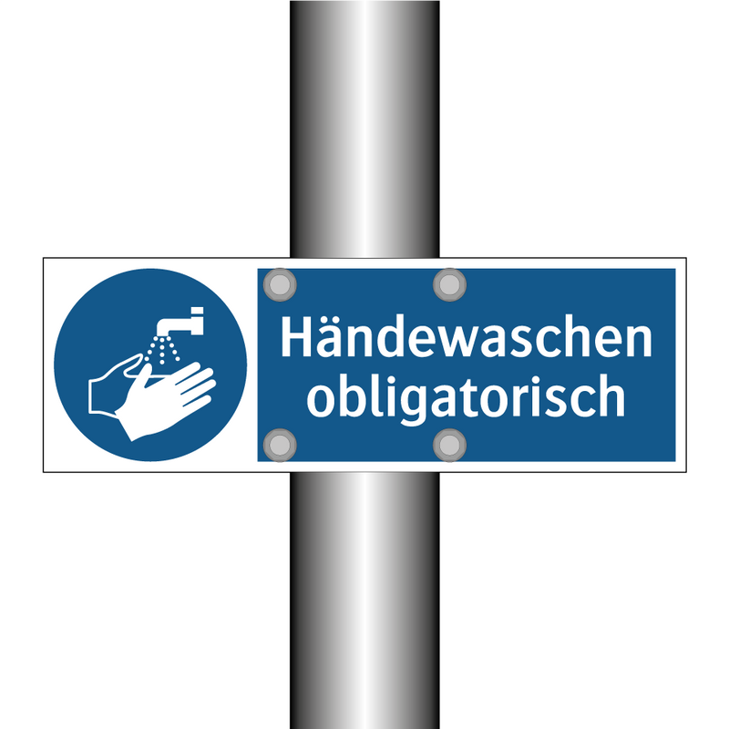 Händewaschen obligatorisch