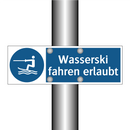 Wasserski fahren erlaubt