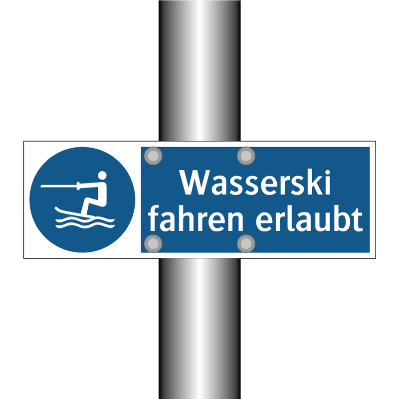 Wasserski fahren erlaubt