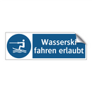 Wasserski fahren erlaubt