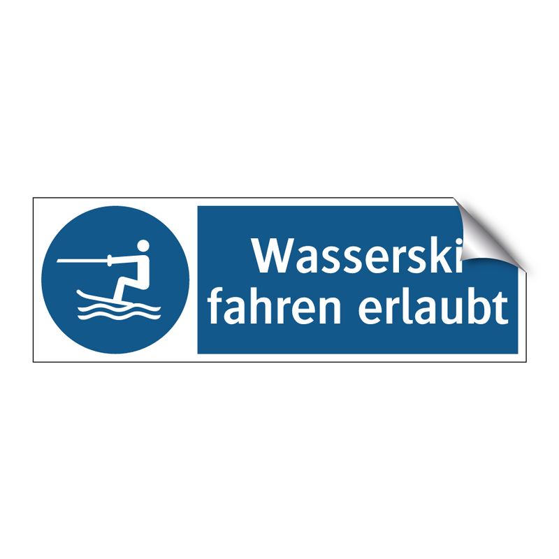 Wasserski fahren erlaubt