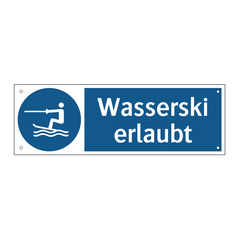 Wasserski erlaubt