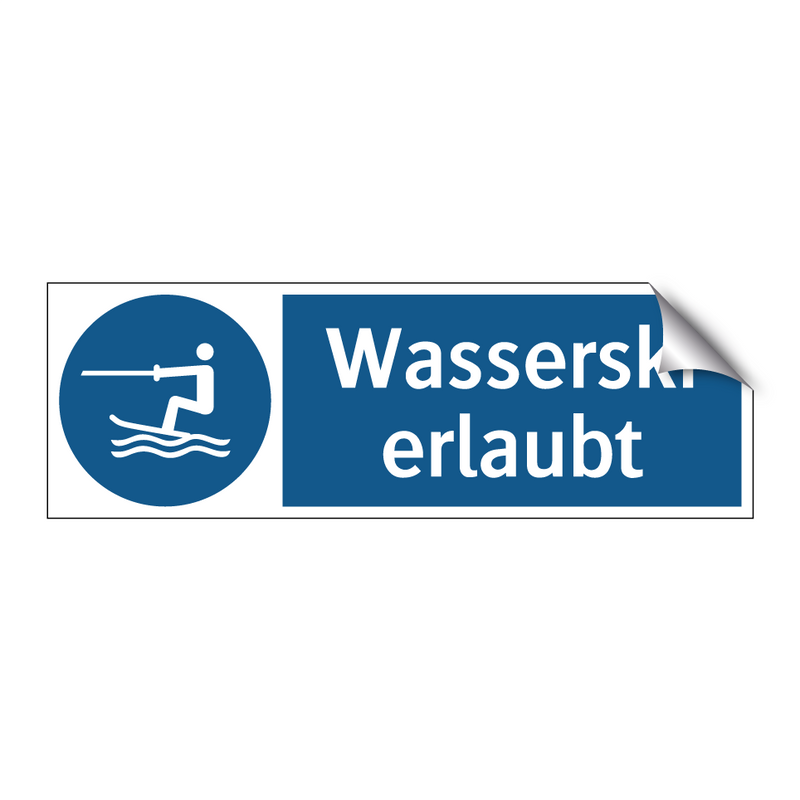 Wasserski erlaubt
