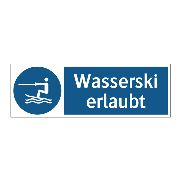 Wasserski erlaubt