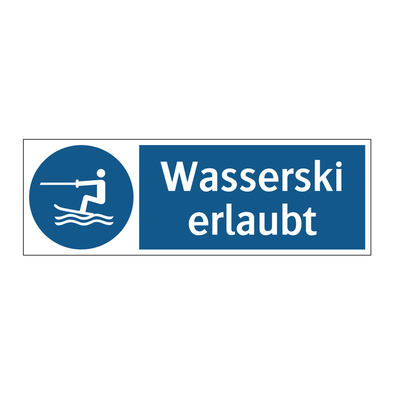 Wasserski erlaubt