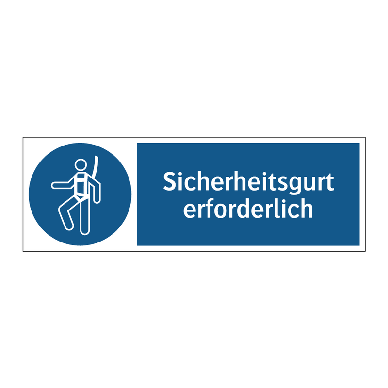 Sicherheitsgurt erforderlich