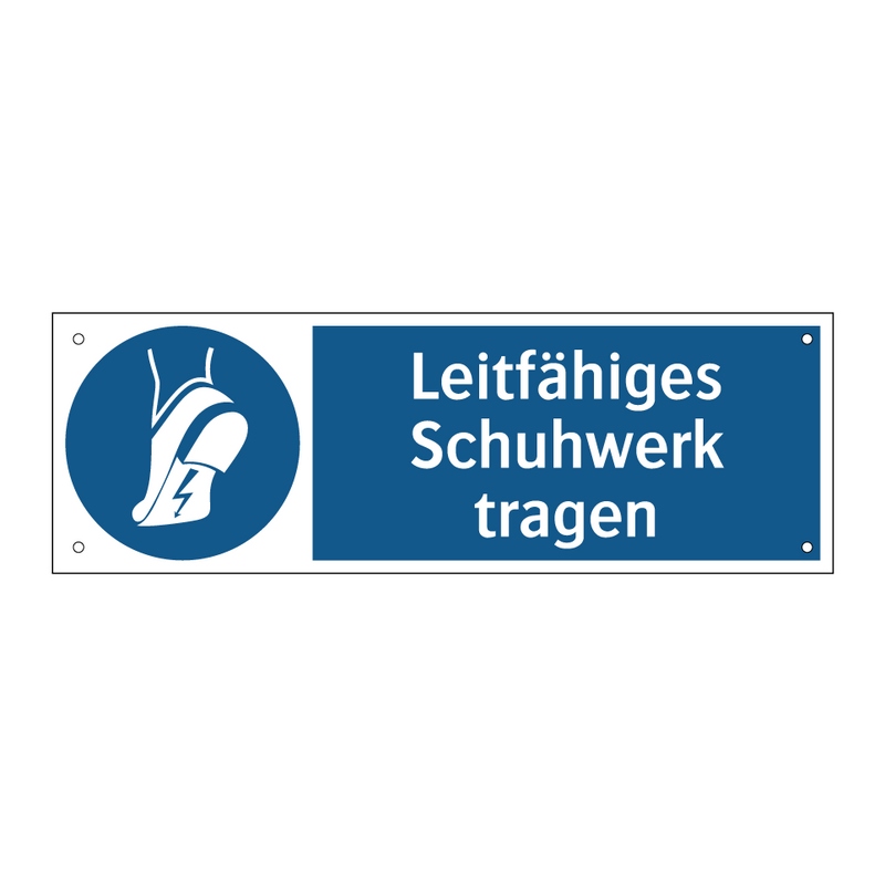 Leitfähiges Schuhwerk tragen