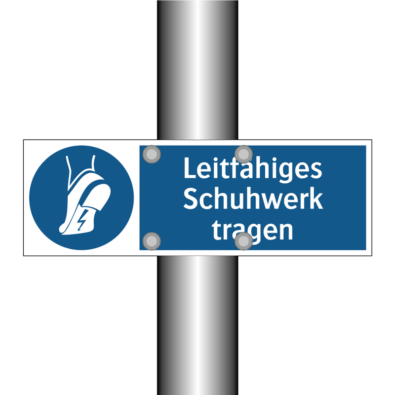 Leitfähiges Schuhwerk tragen