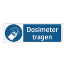 Dosimeter tragen