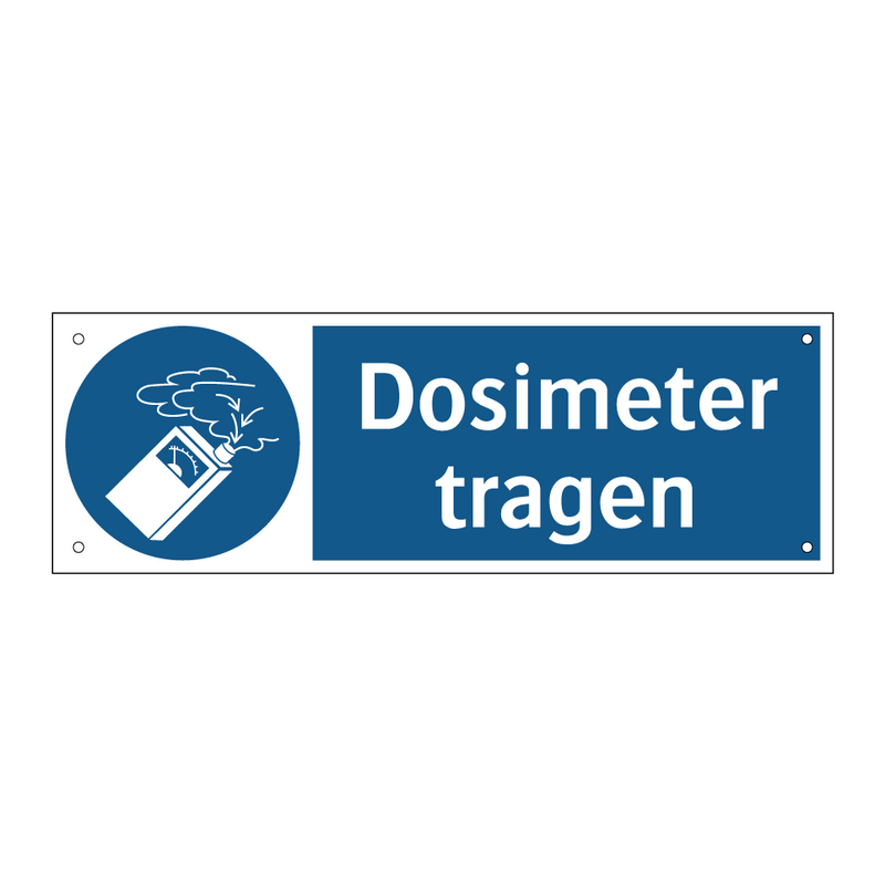 Dosimeter tragen