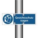 Gesichtsschutz tragen