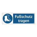 Fußschutz tragen