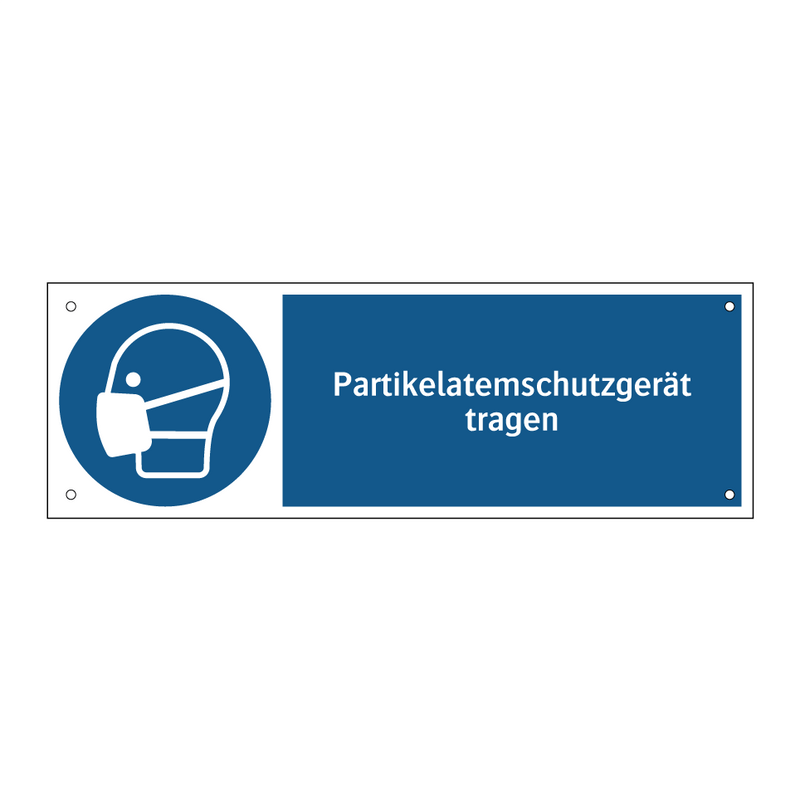 Partikelatemschutzgerät tragen