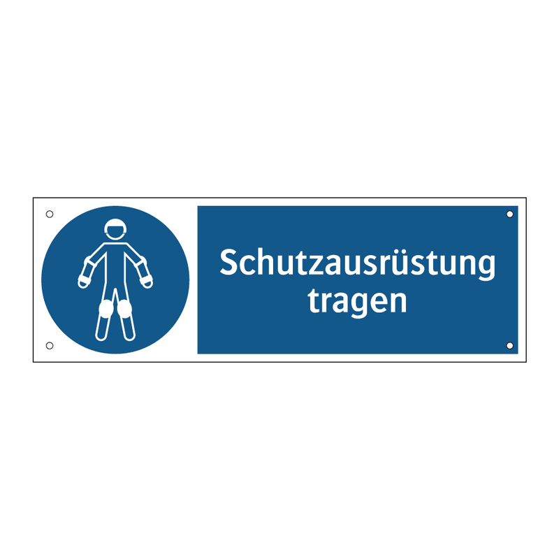 Schutzausrüstung tragen