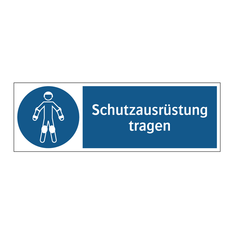 Schutzausrüstung tragen