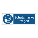 Schutzmaske tragen
