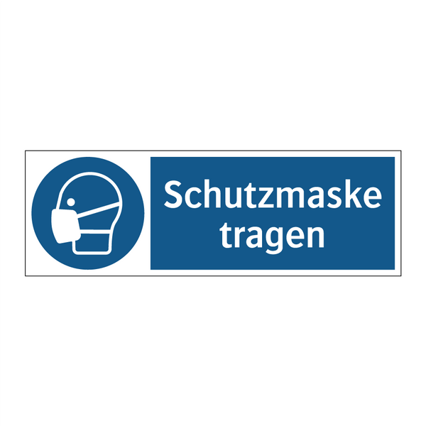 Schutzmaske tragen