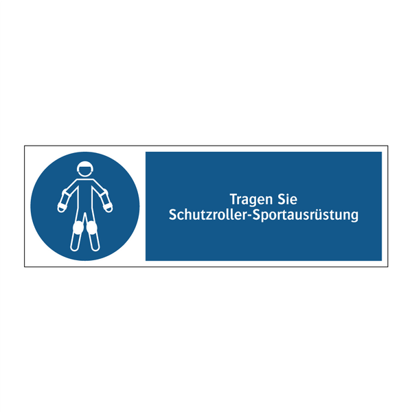 Tragen Sie Schutzroller-Sportausrüstung