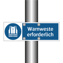 Warnweste erforderlich